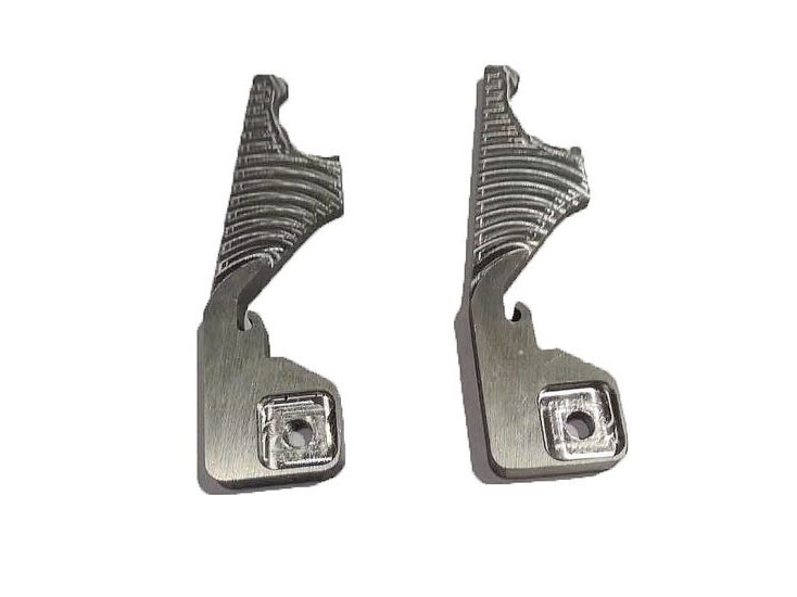 Aluminum parts engraving