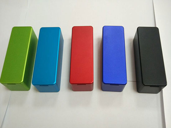 Aluminum parts powder coating